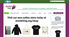 Desktop Screenshot of jewishveg.org